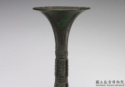 图片[2]-Gu wine beaker of He, late Shang dynasty, c. 13th-11th century BCE-China Archive